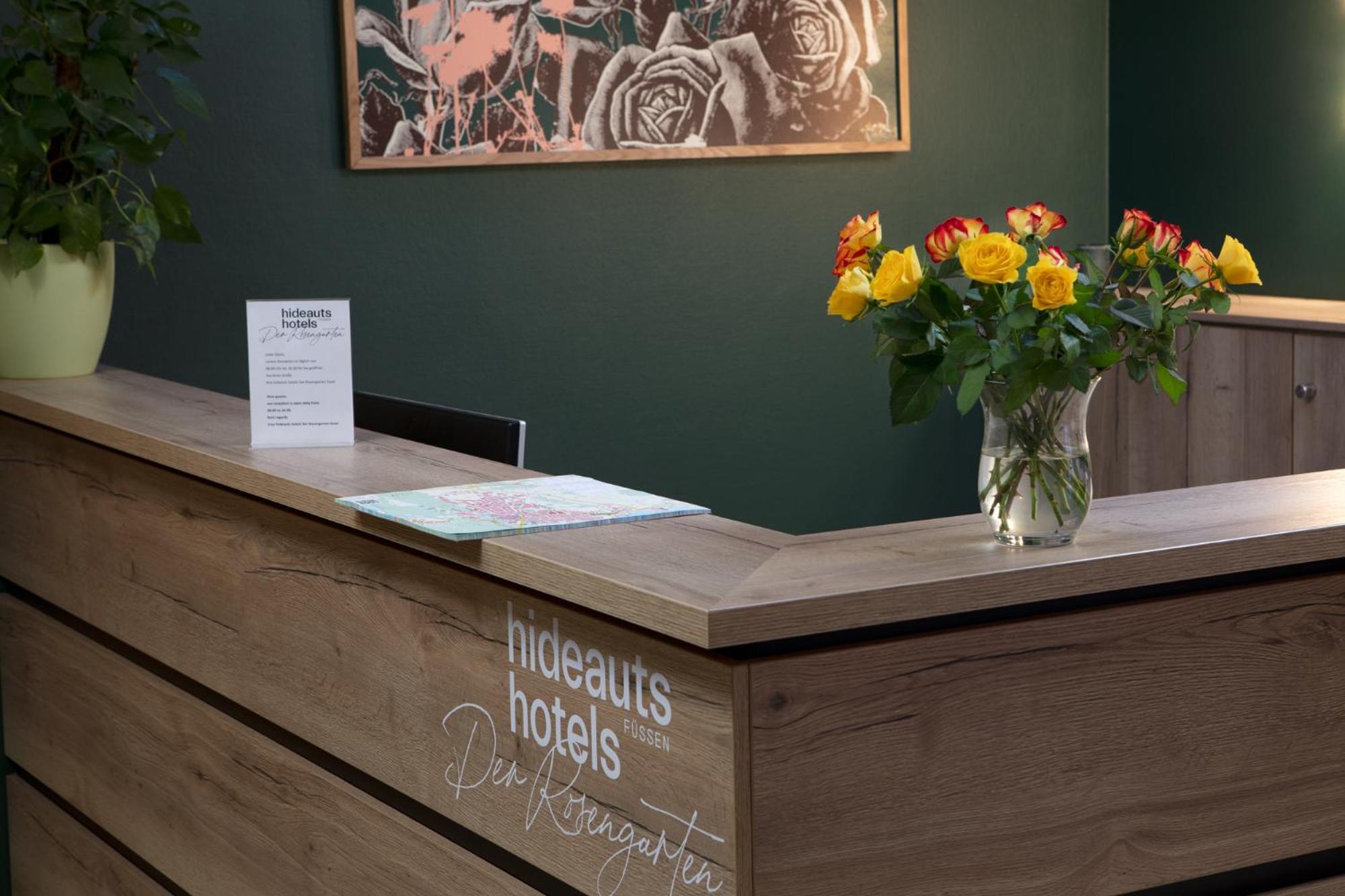 Hideauts Hotels Der Rosengarten Füssen Buitenkant foto