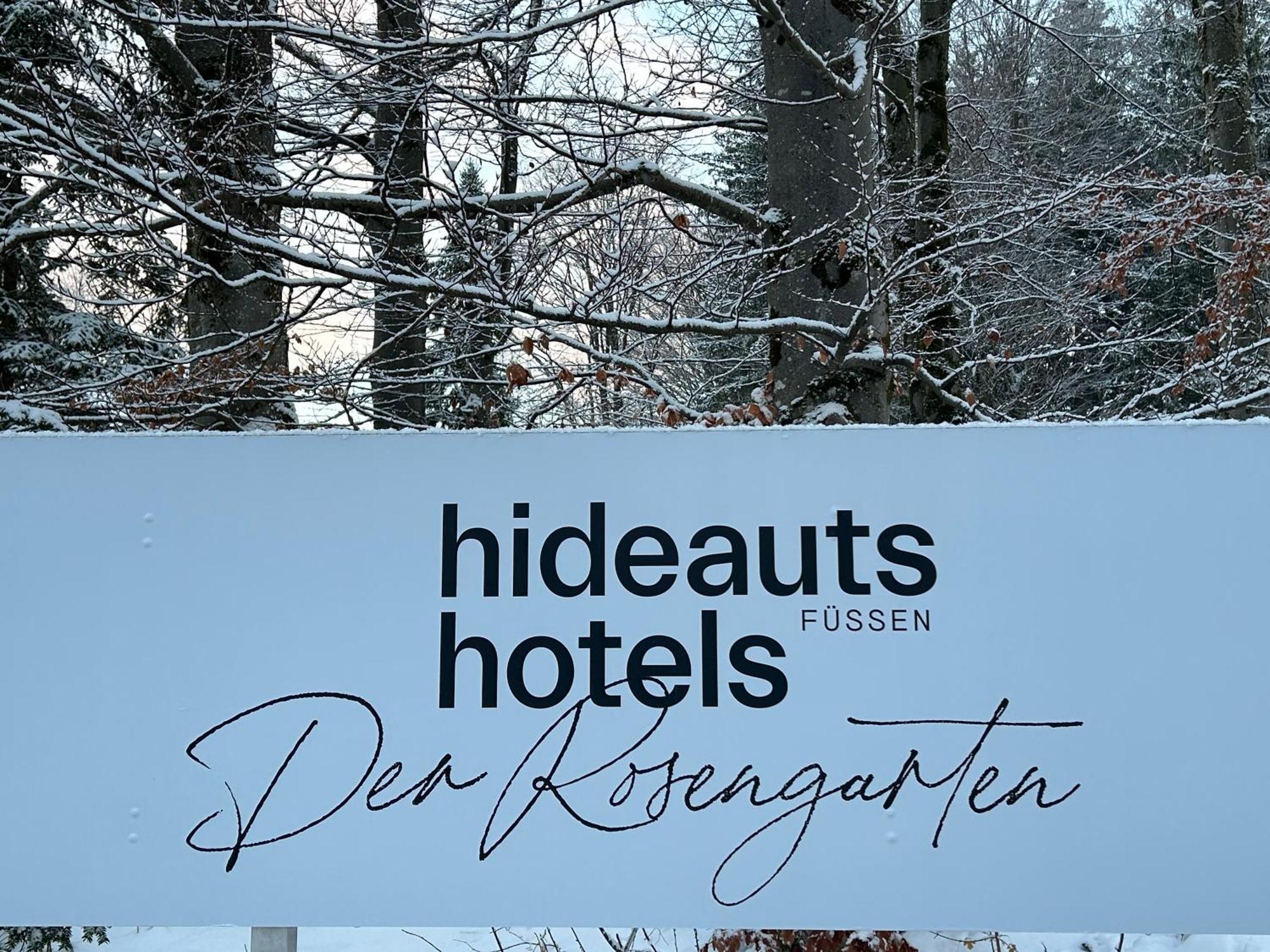 Hideauts Hotels Der Rosengarten Füssen Buitenkant foto